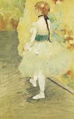 Dancer in Green by Edgar Degas | 18 x 11 1/4 Fine Art Print