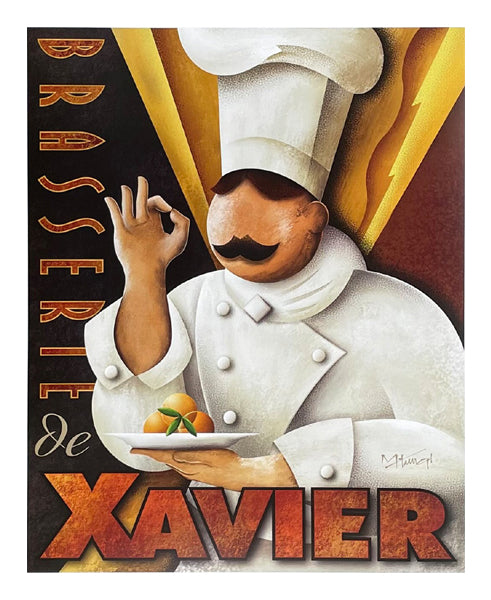 Brasserie de Xavier by Michael Kungl | 22 x 18 Fine Art Print