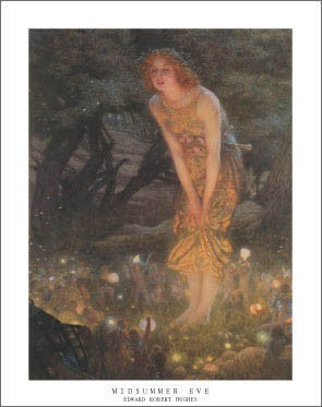 Midsummer Eve by Edward Robert Hughes | 28 x 22 Fine Art Print
