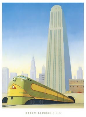 Big City by Robert LaDuke | 33 x 25 Fine Art Print