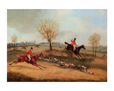 Over the Fence by Henry Alken | 9 ¾ x 12 ½ Fine Art Print