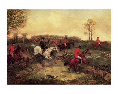 Breaking Cover by Henry Alken | 8 x 11 Fine Art Print