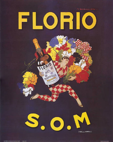 Florio S.O.M. by Marcello Dudovich | 20 x 16 Fine Art Print