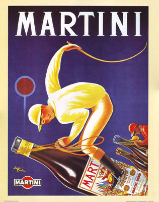 Framed Art Martini Jockey, 1948 by Jean Droit | 20 x 16