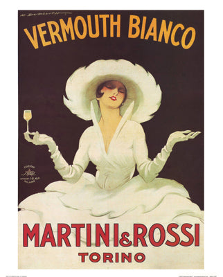 Vermouth Bianco by Marcello Dudovich | 20 x 16 Fine Art Print