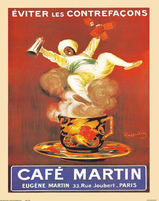 Café Martin by Leonetto Cappiello | 20 x 16 Fine Art Print