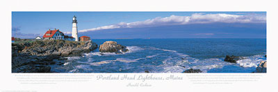 Portland Head Lighthouse, Maine by Harold Cochran | 12 x 36 Fine Art Print