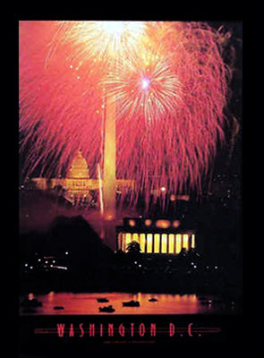 Washington D.C. - 4th of July by Jerry Driendl | 24 x 18 Fine Art Print