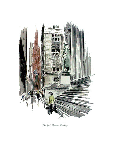 New York Treasury Building by John Haymson | 26 x 20 Fine Art Print