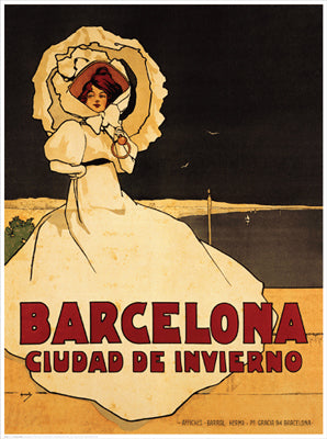 Barcelona by Frederick Daniel Hardy | 26 1/4 x 19 1/2 Fine Art Print