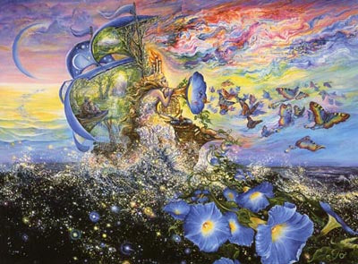 Andromeda's Quest by Josephine Wall | 24 x 36 Fine Art Print