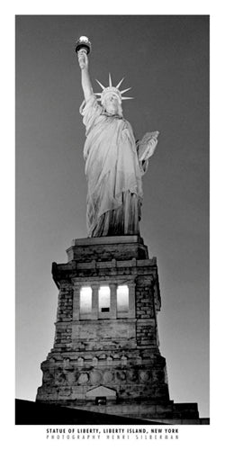Statue of Liberty by Henri Silberman | 19 3/4 x 9 Fine Art Print