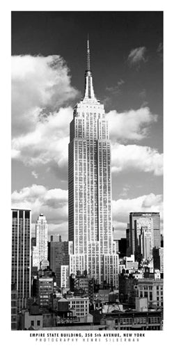 Empire State Building by Henri Silberman | 19 3/4 x 9 Fine Art Print