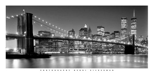 Brooklyn Bridge by Henri Silberman | 19 3/4 x 9 Fine Art Print