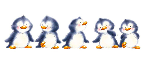 Animal Fun Time I by Makiko | 9 x 19 3/4 Fine Art Print