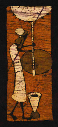 Batik VI by Setsinala | 19 3/4 x 9 Fine Art Print