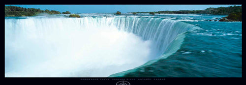 Framed Art Horseshoe Falls, Niagara River, Ontario, Canada by Ron Watts