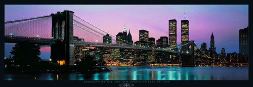 Brooklyn Bridge and New York City Skyline by Richard Sisk