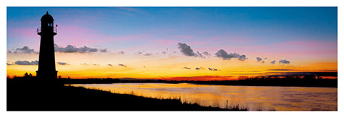 Humber Esturay Lighthouse by Innes | 13 x 37 Fine Art Print