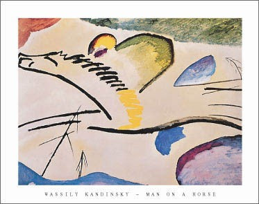 Man on a Horse by Wassily Kandinsky | 22 x 28 Fine Art Print