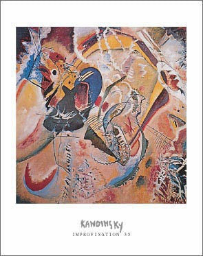 Improvisation 35 by Wassily Kandinsky | 28 x 22 Fine Art Print