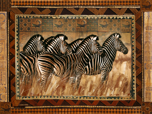 Zebras by Rob Hefferan | 23 1/2 x 31 1/2 Fine Art Print