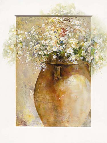 Flowers in a Pot I by Willem Haenraets | 31 1/2 x 23 1/2 Fine Art Print