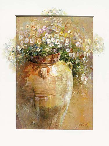 Flowers in a Pot II by Willem Haenraets | 31 1/2 x 23 1/2 Fine Art Print