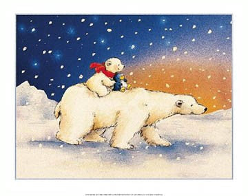 Taking a Ride by Makiko | 15 3/4 x 19 3/4 Fine Art Print