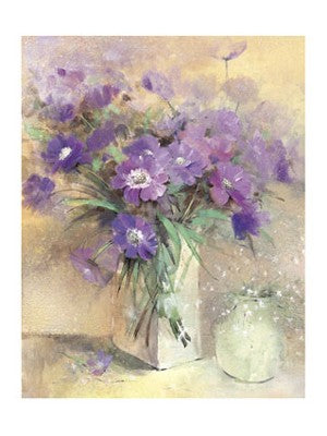 Vase of Lilac Flowers by Peter McGowan | 19 3/4 x 15 3/4 Fine Art Print