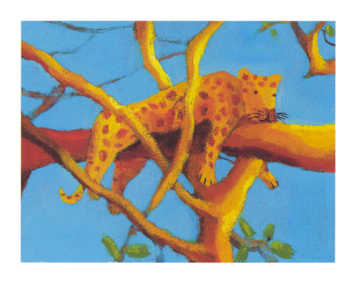 Leopard by Chris Gilvan-Cartwright | 15 3/4 x 19 3/4 Fine Art Print