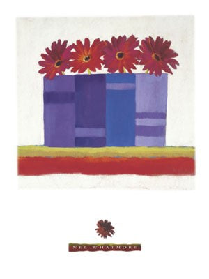 Four Gerbera by Nel Whatmore | 19 3/4 x 15 3/4 Fine Art Print