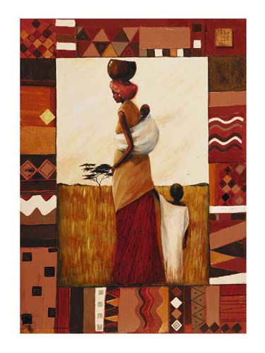 Journey to Kariba Well by Emilie Gerard | 19 3/4 x 15 3/4 Fine Art Print