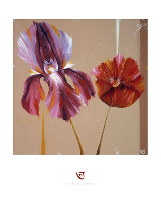 Movement Flowers by Julia Ogden | 19 3/4 x 15 3/4 Fine Art Print