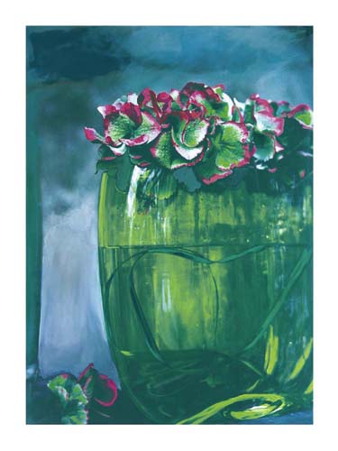 The Green Vase by Jenny Dreifuss | 19 3/4 x 15 3/4 Fine Art Print