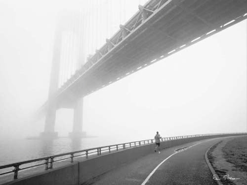 Verrazano Bridge by Henri Silberman | 15 3/4 x 19 3/4 Fine Art Print
