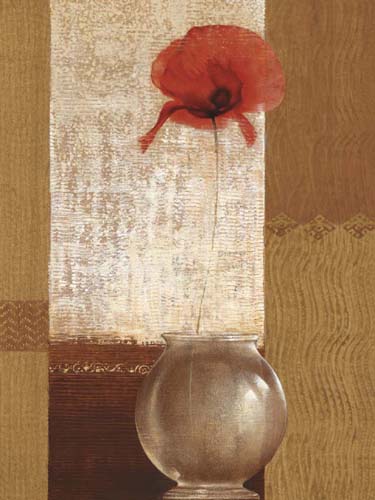 Ambient Poppy by Mira Latour | 19 3/4 x 15 3/4 Fine Art Print