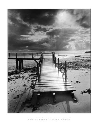 L'Embarcadere, Pointe d'Agon by Olivier Meriel | 19 3/4 x 15 3/4 Ar