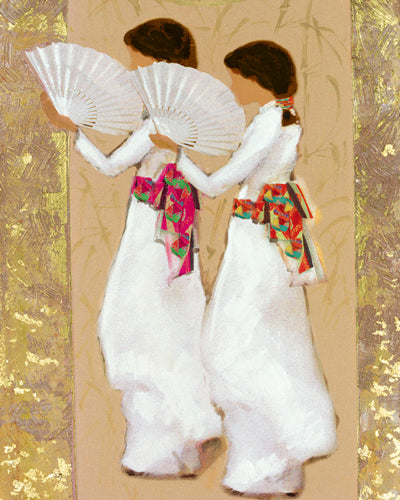 Girls from Binh Dinh I by Mira Latour | 19 3/4 x 15 3/4 Fine Art Print