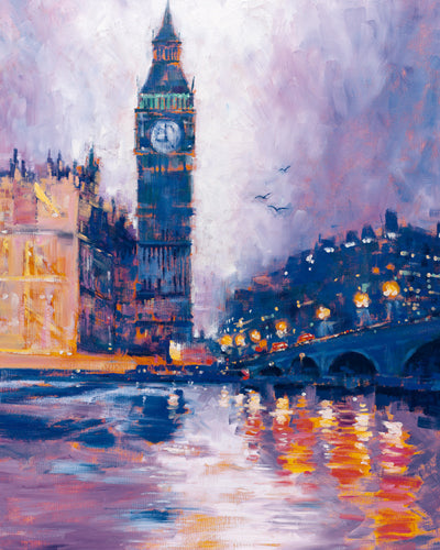 Big Ben, London by Roy Avis | 19 3/4 x 15 3/4 Fine Art Print
