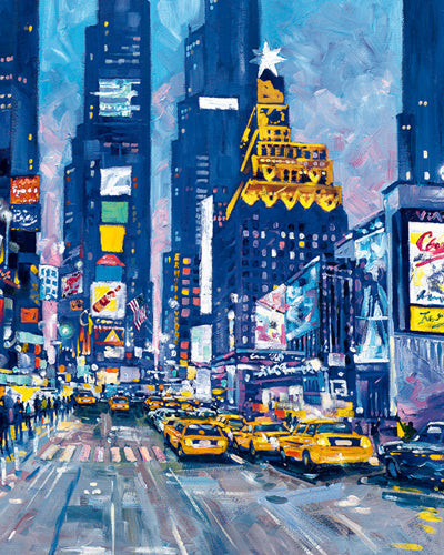 Times Square, NYC by Roy Avis | 19 3/4 x 15 3/4 Fine Art Print
