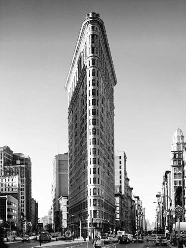 Framed Art Flatiron by Henri Silberman | 19 3/4 x 15 3/4