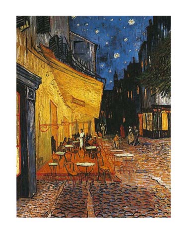 Terrasse de Cafe la Nuit by Vincent van Gogh | 19 3/4 x 15 3/4 Art 