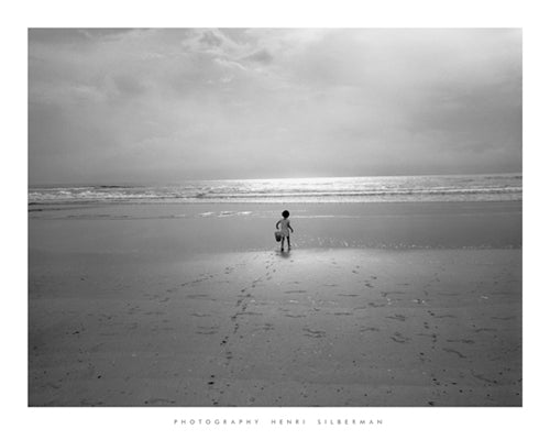 Joe on the Beach by Henri Silberman | 15 3/4 x 19 3/4 Fine Art Print