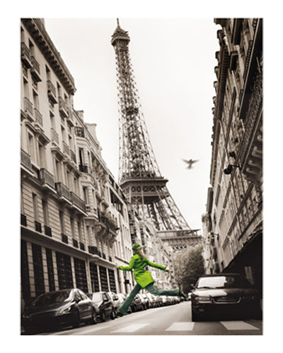 Big Jump in Paris by T. Kruesselmann | 19 3/4 x 15 3/4 Fine Art Print