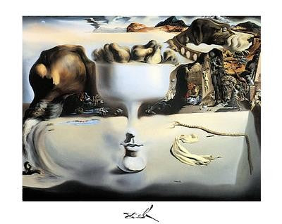 Apparition d'un Visage by Salvador Dali | 15 3/4 x 19 3/4 Fine Art Print