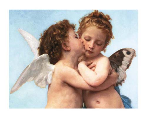 Le Premier Baiser by William-Adolphe Bouguereau | 15 3/4 x 19 3/4 A