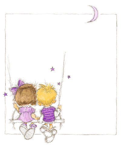 Framed Art Children's World I by Annabel Spenceley | 19 3/4 x 15 3/4