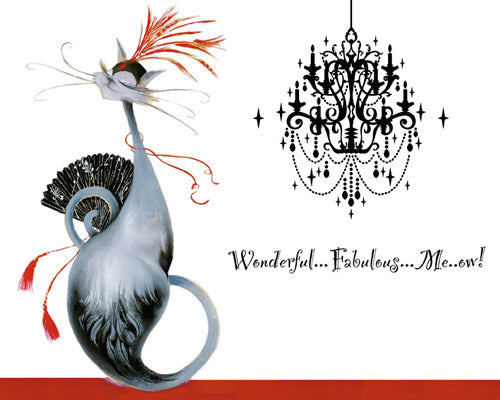 Framed Art Wonderful… Fabulous… Me..ow!, Catitudes by Marilyn Robertson