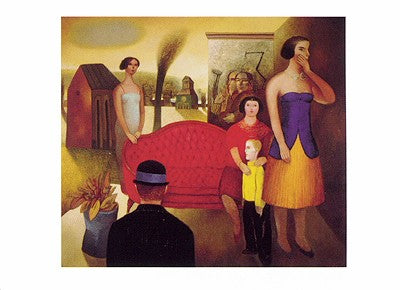 El Sofa Rojo by Gonzalo Cienfuegos | 11 3/4 x 15 3/4 Fine Art Print